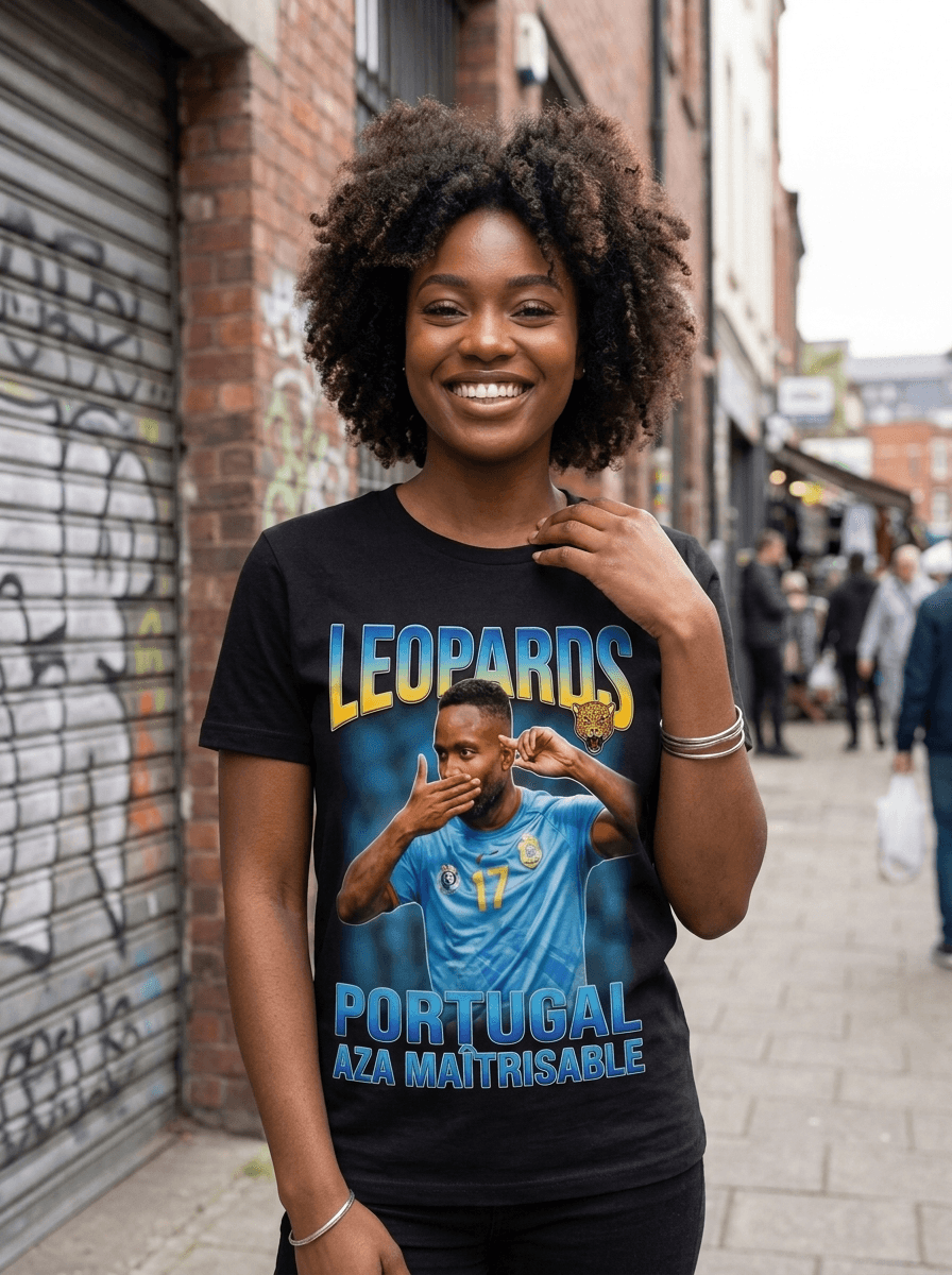 Bakambu "Portugal Aza Maîtrisable" T-Shirt view 2