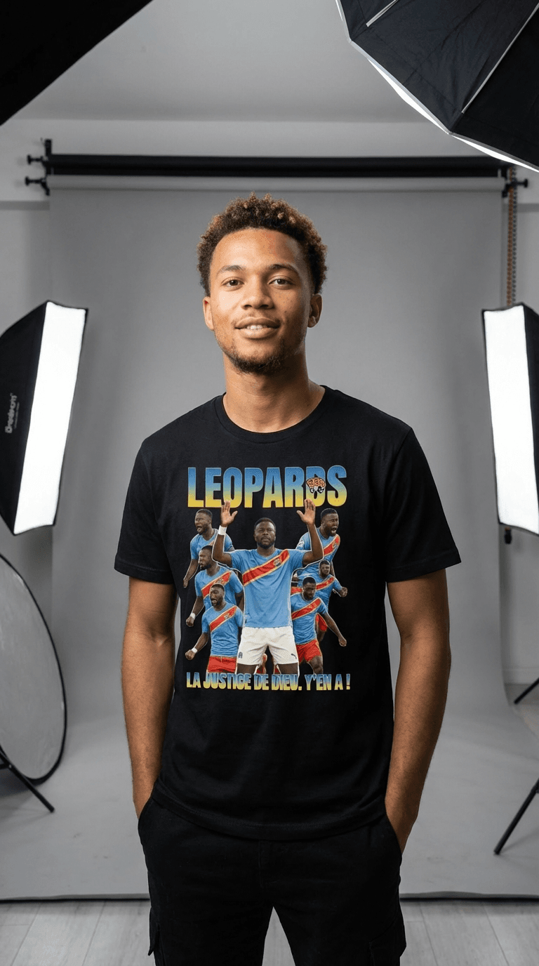 Chancel Mbemba "La Justice de Dieu, Y'EN A!" T-Shirt view 3